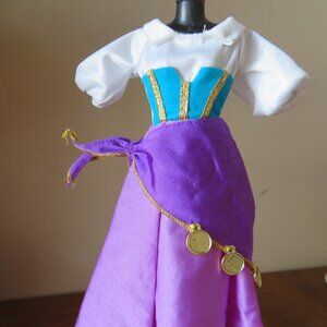 Barbie Disney Esmeralda Hunchback of Notra Dame dress